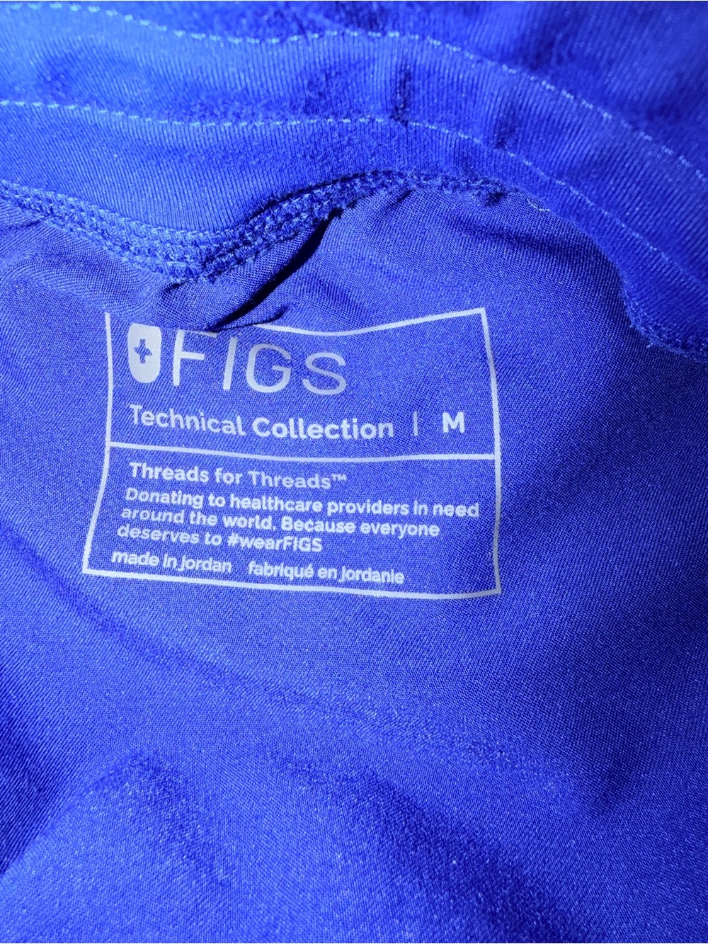 FIGS Women’s Winning Blue High Waisted Zamora Jogger - Medium - Picture 2 of 3